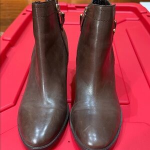 Ivanka Trump Dark Brown Ankle Boots